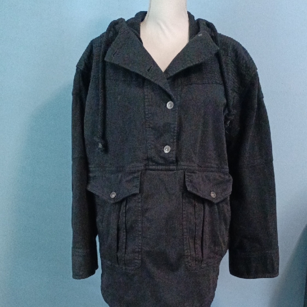 Free People | We The Free Marlie Washed Black Utility Jacket - Picture 6 of 7
